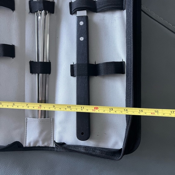 HERSHEYS BARBEQUE BBQ OUTDOOR GRILLING TOOL KIT SET WITH CARRYING CASE - Picture 4 of 9